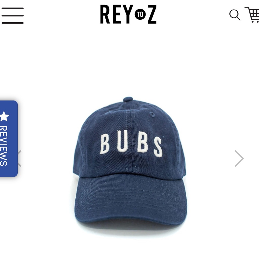 Rey to Z Bubs Hat Toddler 1-4Y Navy Blue